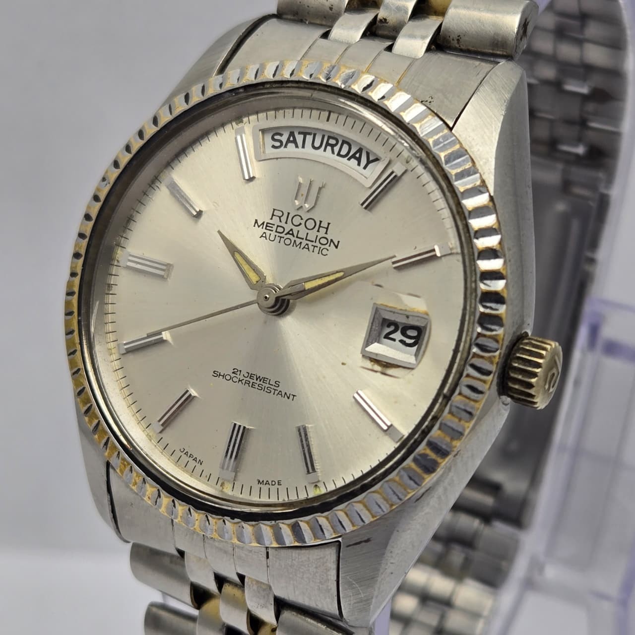Ricoh Medallion President Automatic Day/Date Vintage Men’s Watch