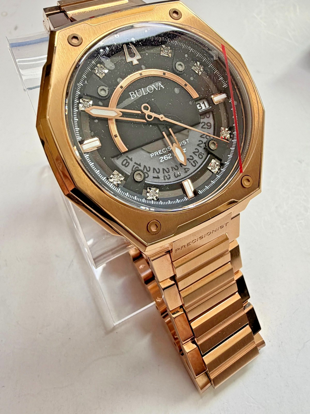 Bulova Men’s Precisionist Series X 45mm Quartz Watch 97D129