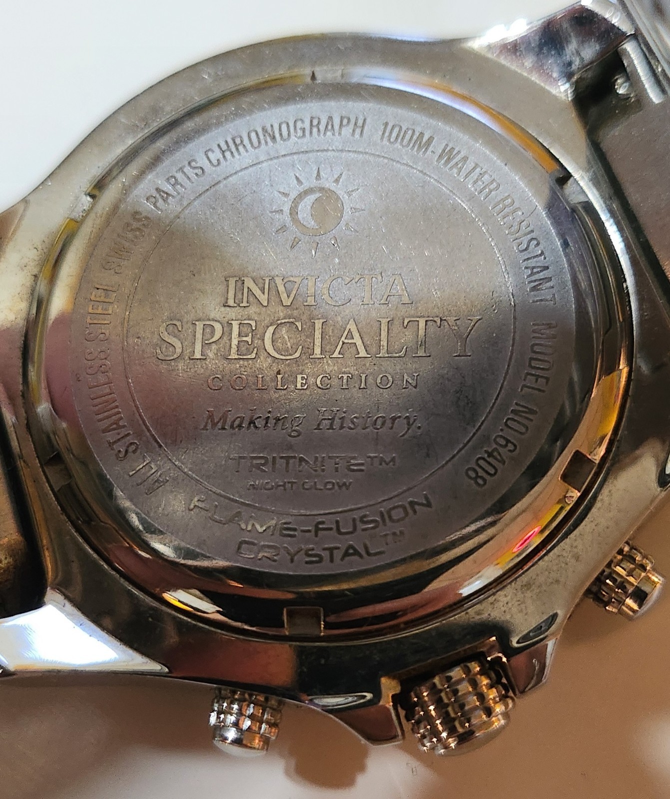 Invicta Men’s Specialty Flame Fusion Crystal
