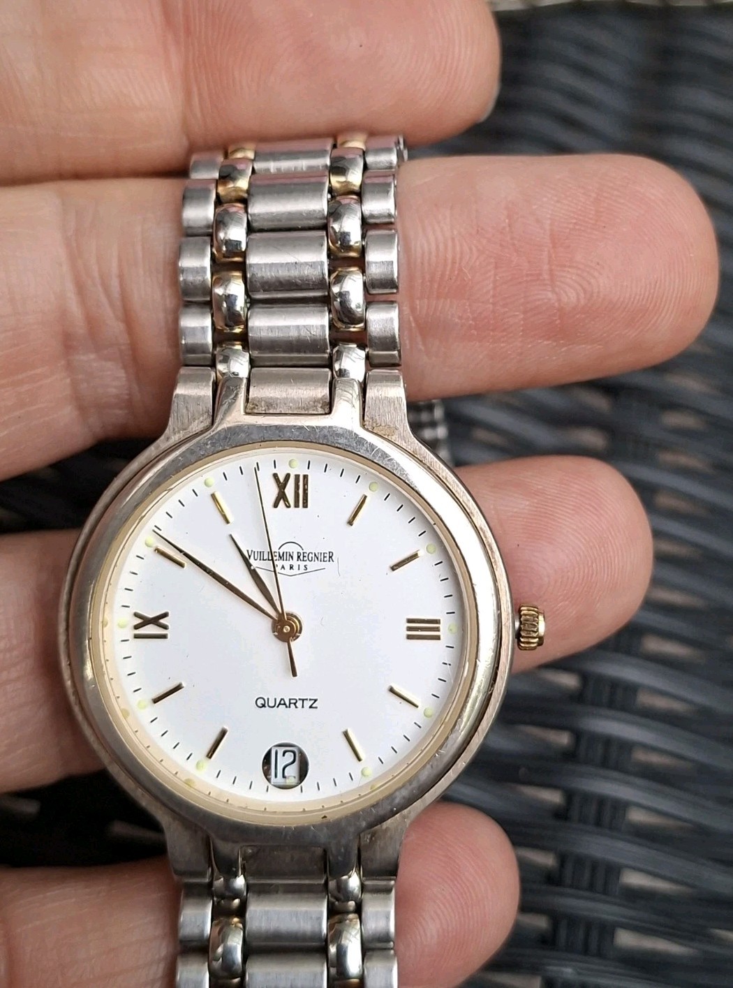 Vuillemin Regnier Paris dress design date function quartz ladies watch