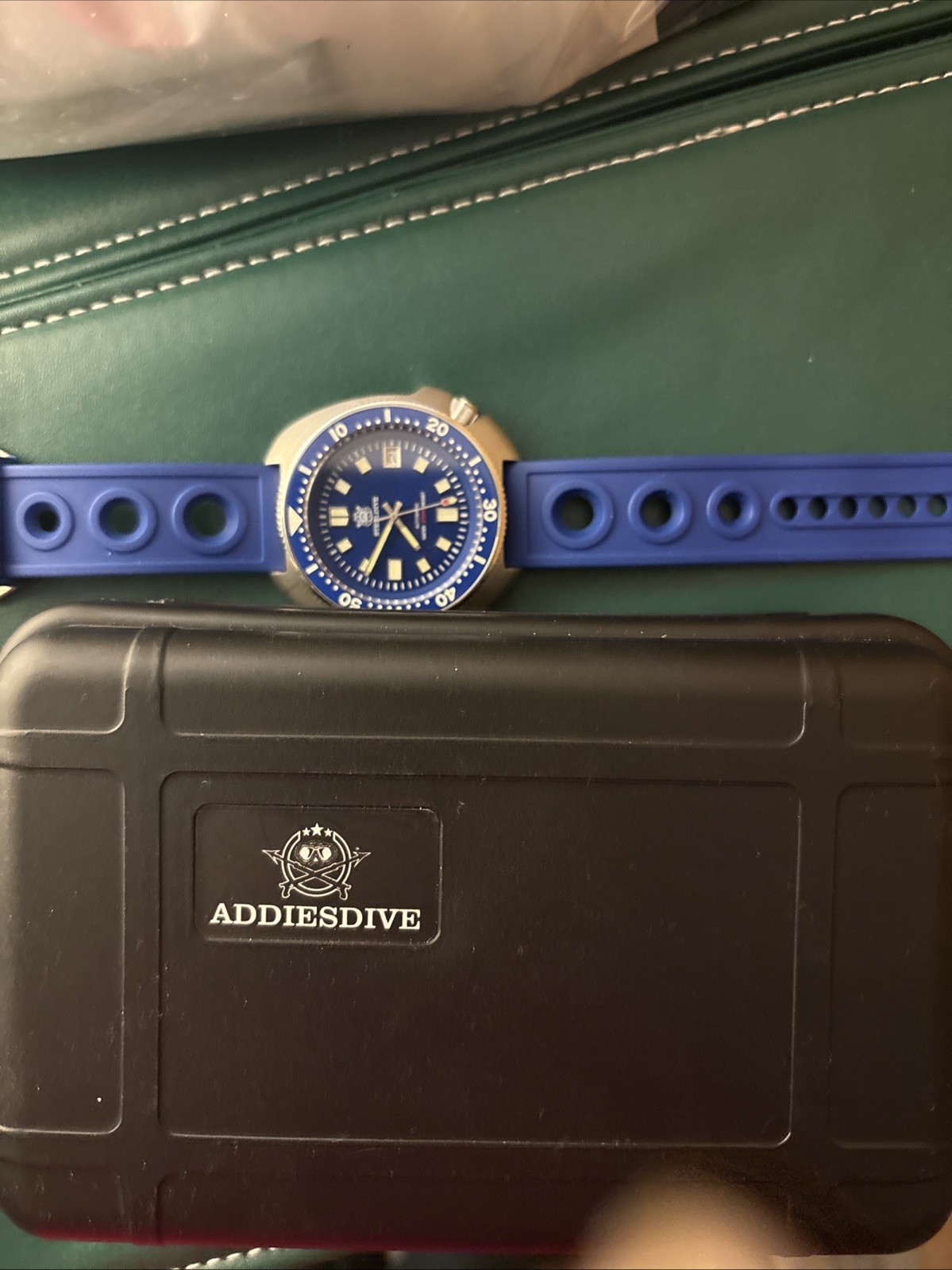 ADDIESDIVE Captain Willard Automatic Blue Dive Watch 44mm Sapphire