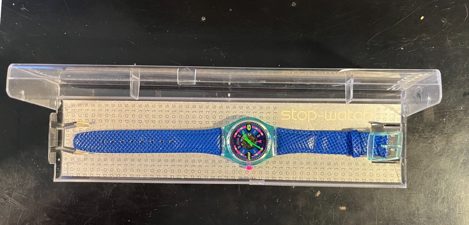 Tres Vite (Very quick) Model SSN102 (1994) Swatch Stop Watch