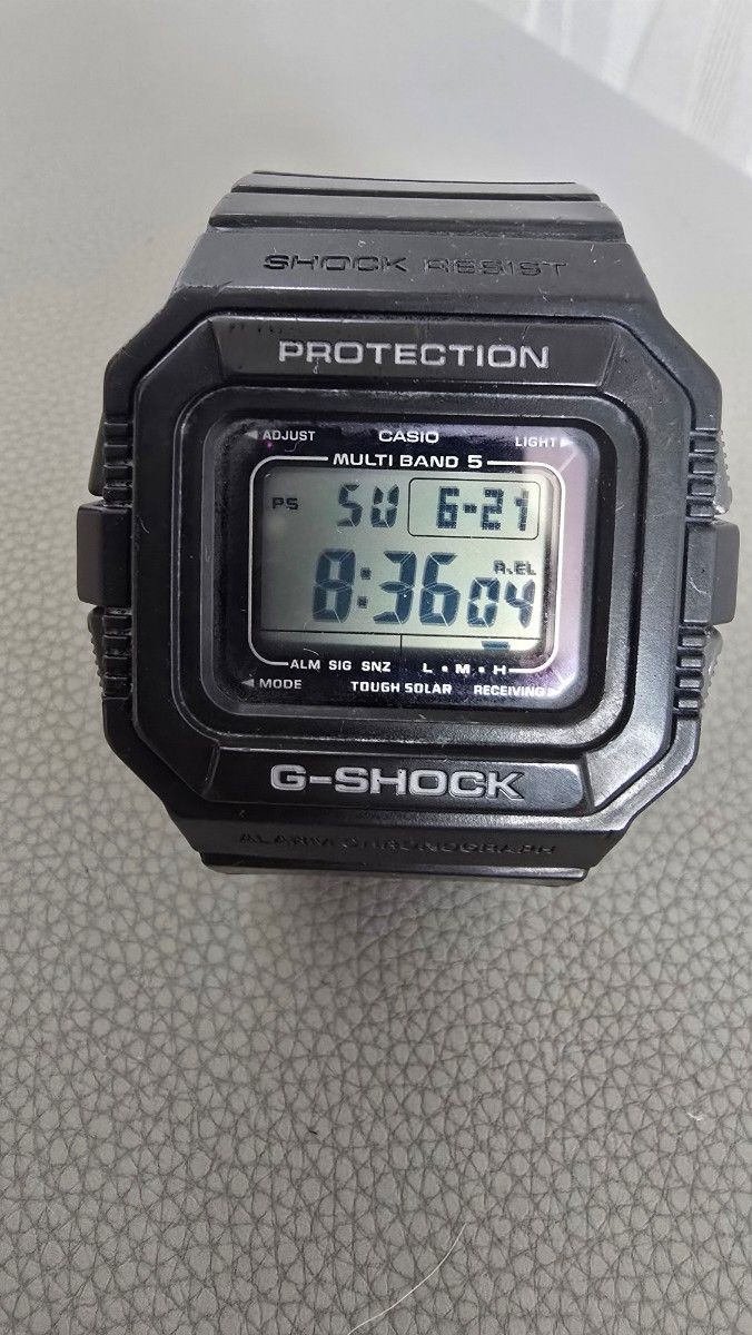 CASIO G SHOCK GW 5500 MULTI BAND 5 Tough Solar Wristwatch Black