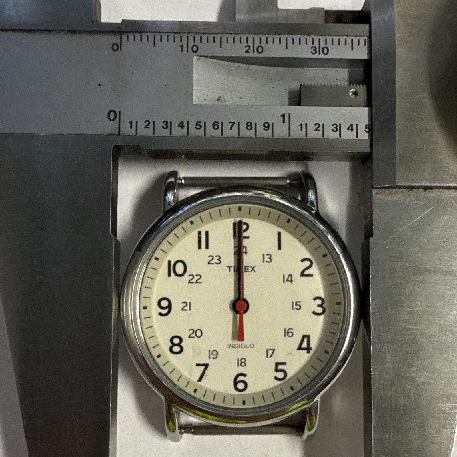 Timex Weekender Indiglo Quartz Analog White Dial Blue Fabric Strap Watch