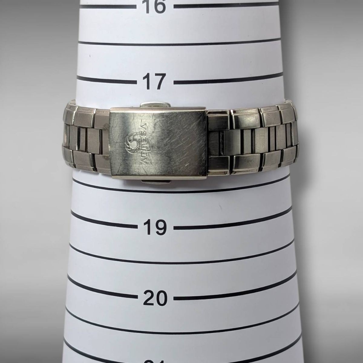 Citizen Attesa H410-T003788 Eco-Drive Radio Date White Dial Titanium Watch Japan