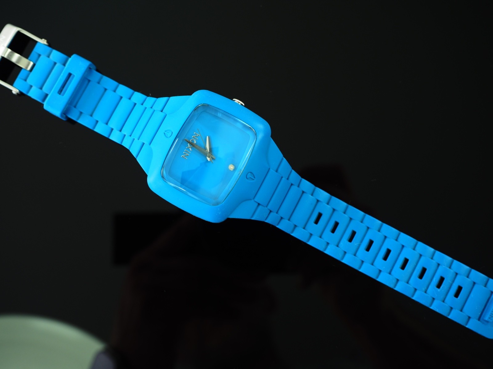 Nixon The Rubber Player Watch Blue Excellent
