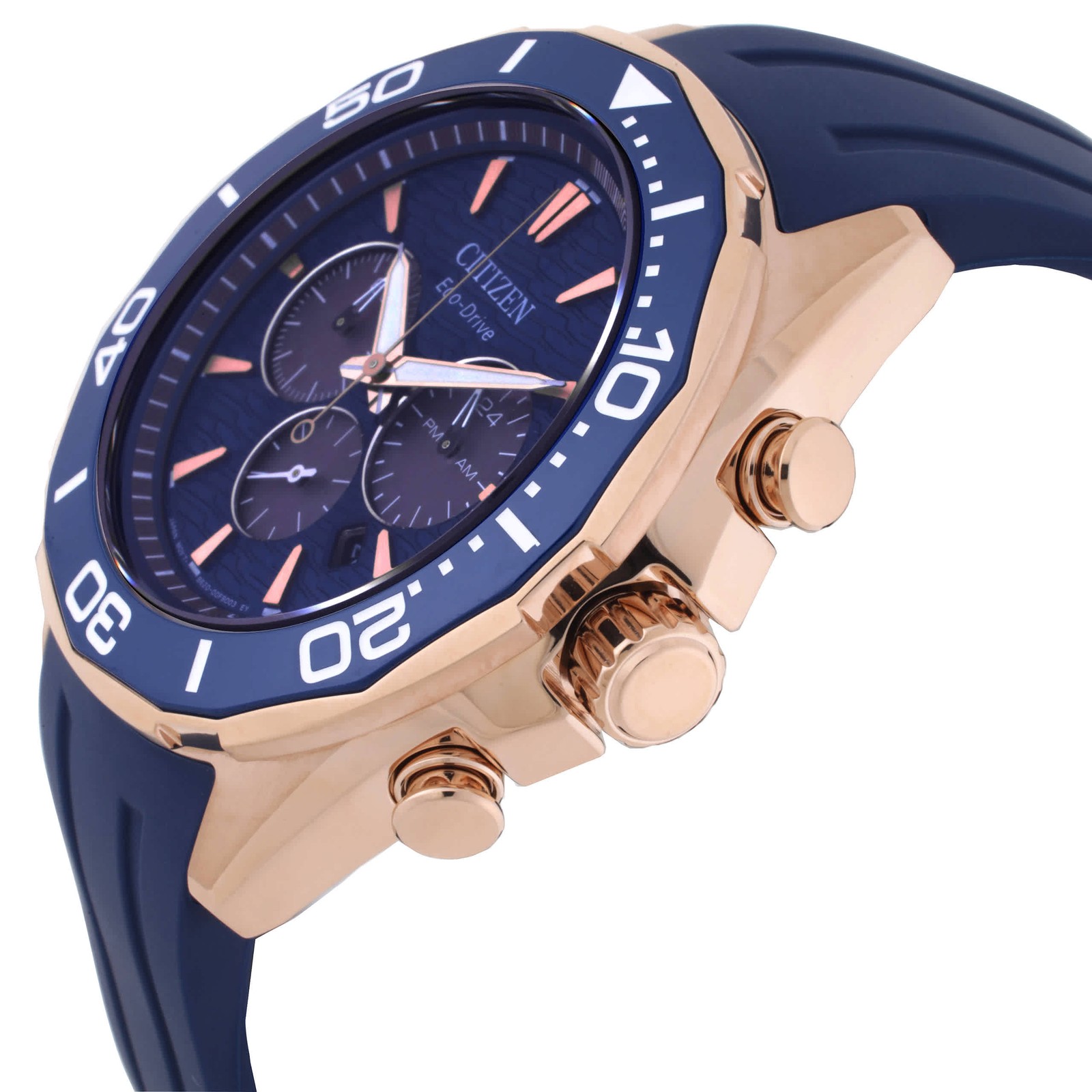 Citizen Endeavor Chronograph Quartz Blue Dial Men’s Watch CA4733-00L