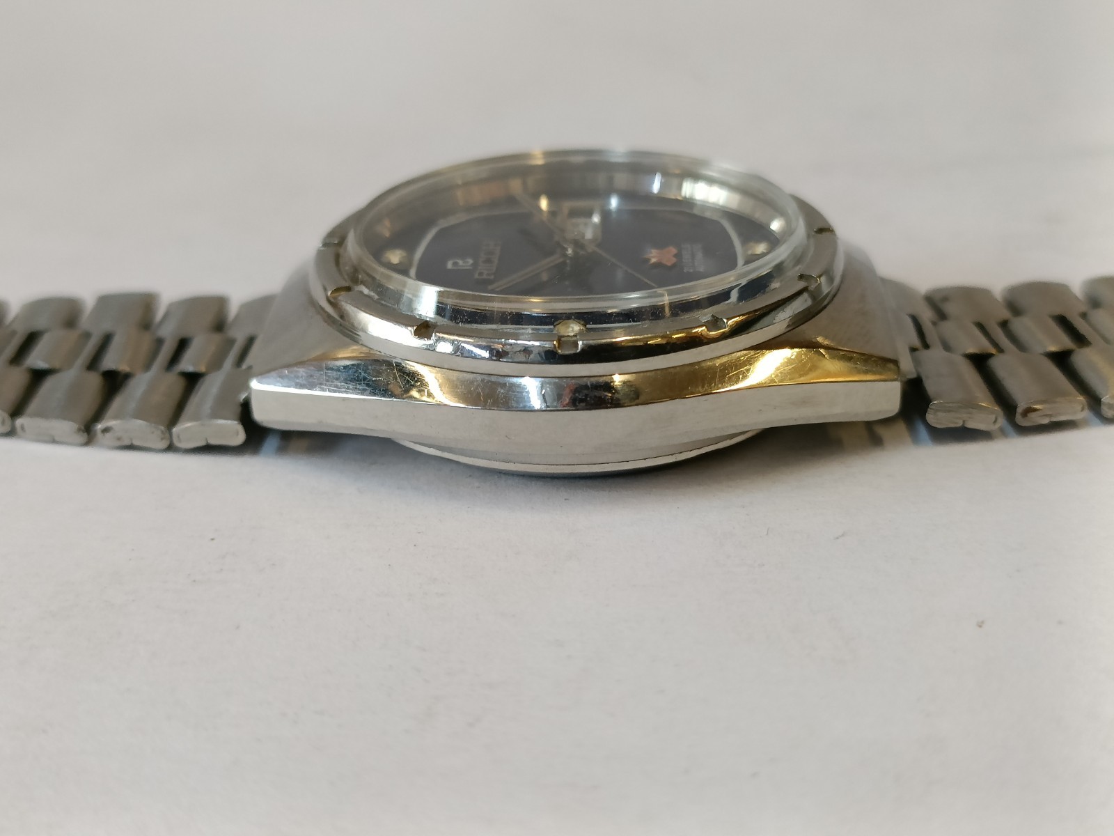 RICOH 21J AUTOMATIC BLUE DIAL 061565AA JAPAN MEN’S WORKING CONDITION