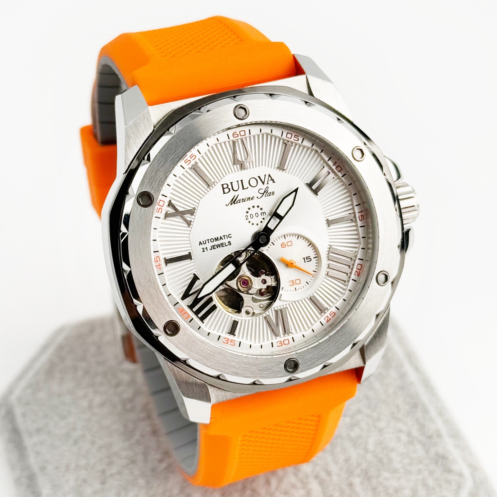 Bulova Marine Star Series A Classic Automatic Sports Men’s Watch 45 mm 98A226