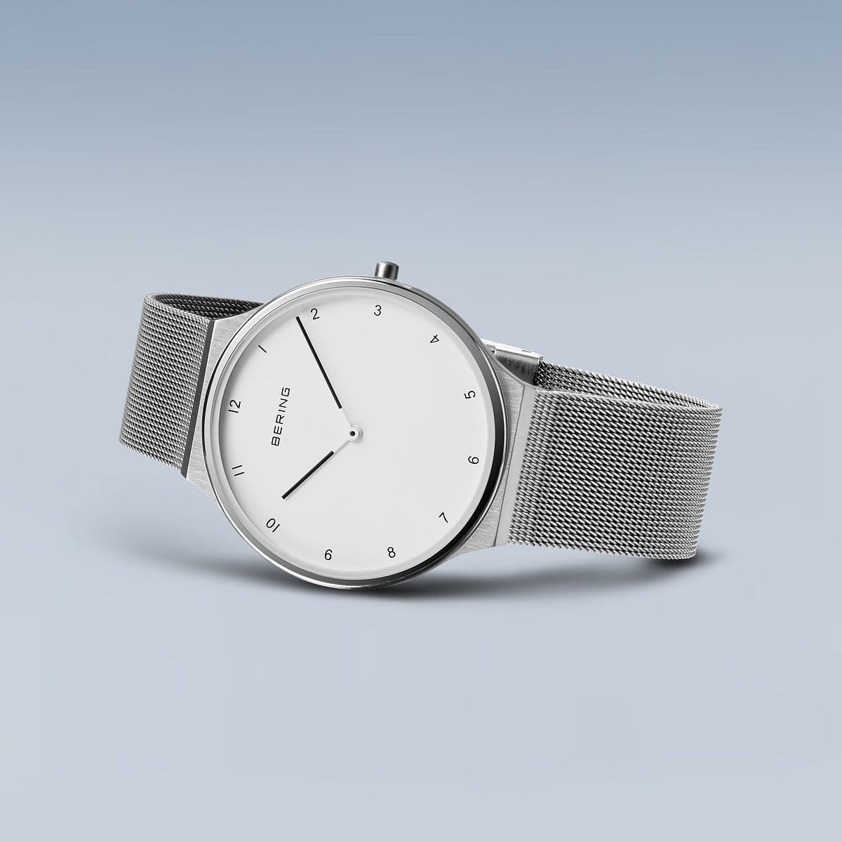 Ladies Bering Watch – Ultra Slim | Polished/Brushed Silver | 18440-004