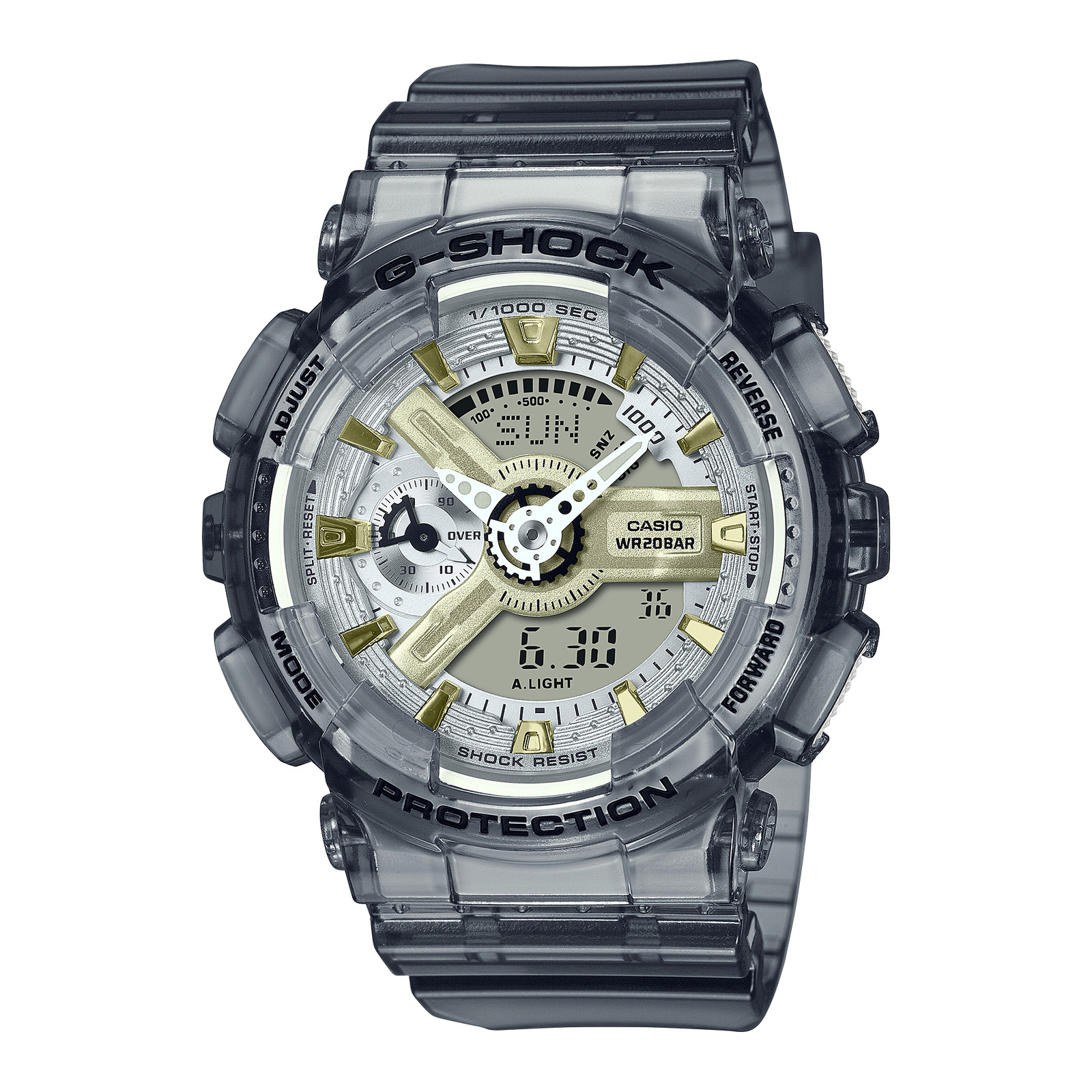 Casio G-Shock GMA-S110GS-8A Skeleton Gray Unisex Watch Japan New