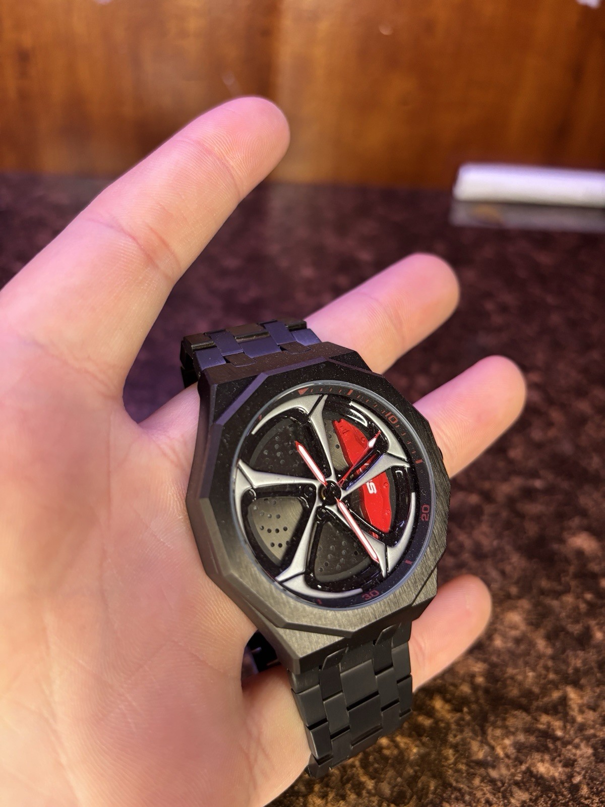 RS Steel Spinning Watch