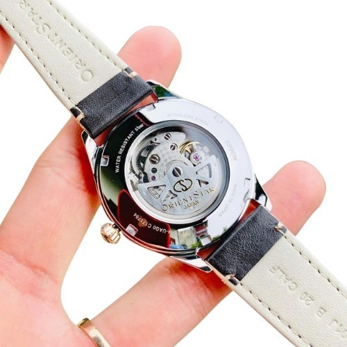Orient Star RK-AT0201G Automatic Gold Dial Men’s Watch Power Reserve Indicator