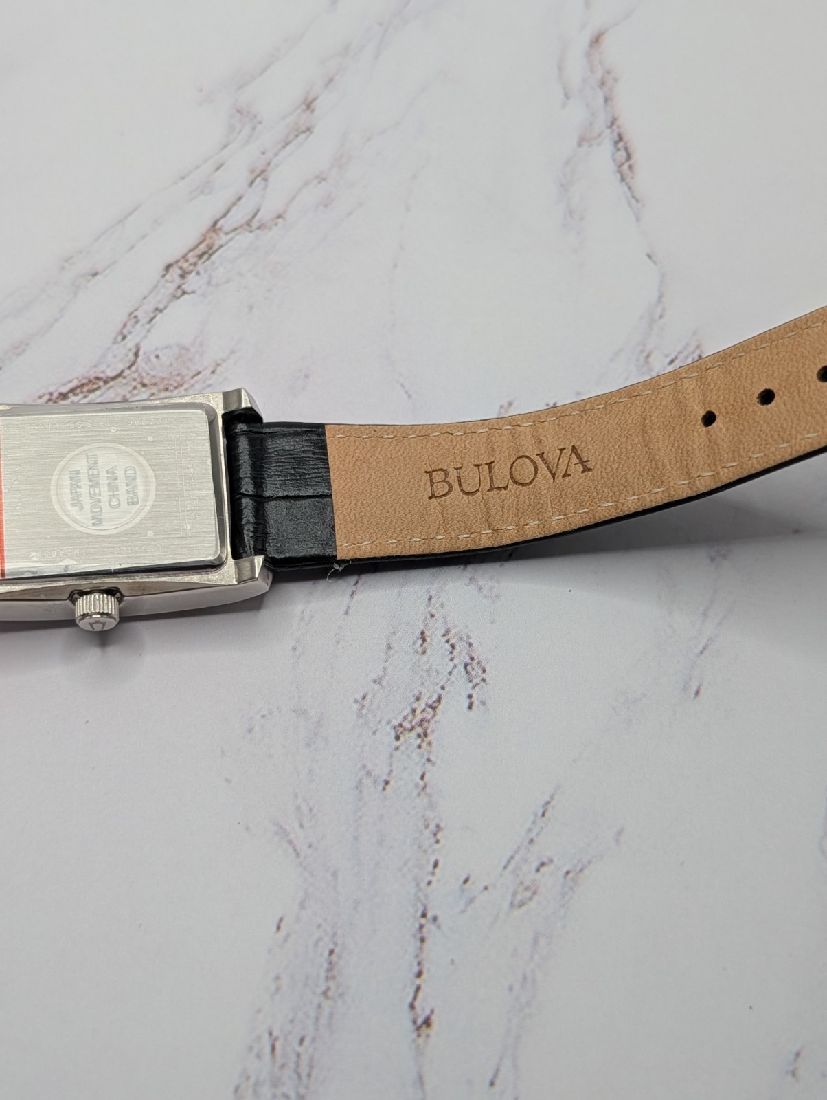 Bulova Corporate 96L200 Quartz Silver Dial Black Leather (NOS) Box No Papers