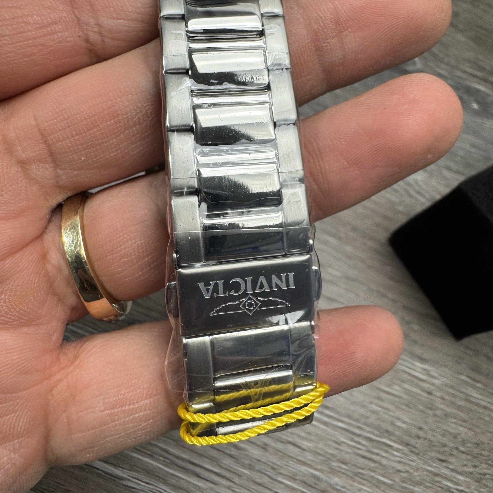 Invicta Celestial Watch Men 43MM stainless Steel Orange Sun Dial 48493