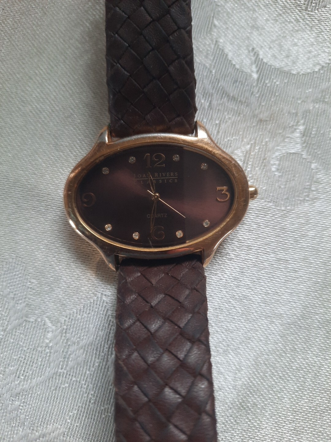 joan rivers classics watch 377 quartz new battery