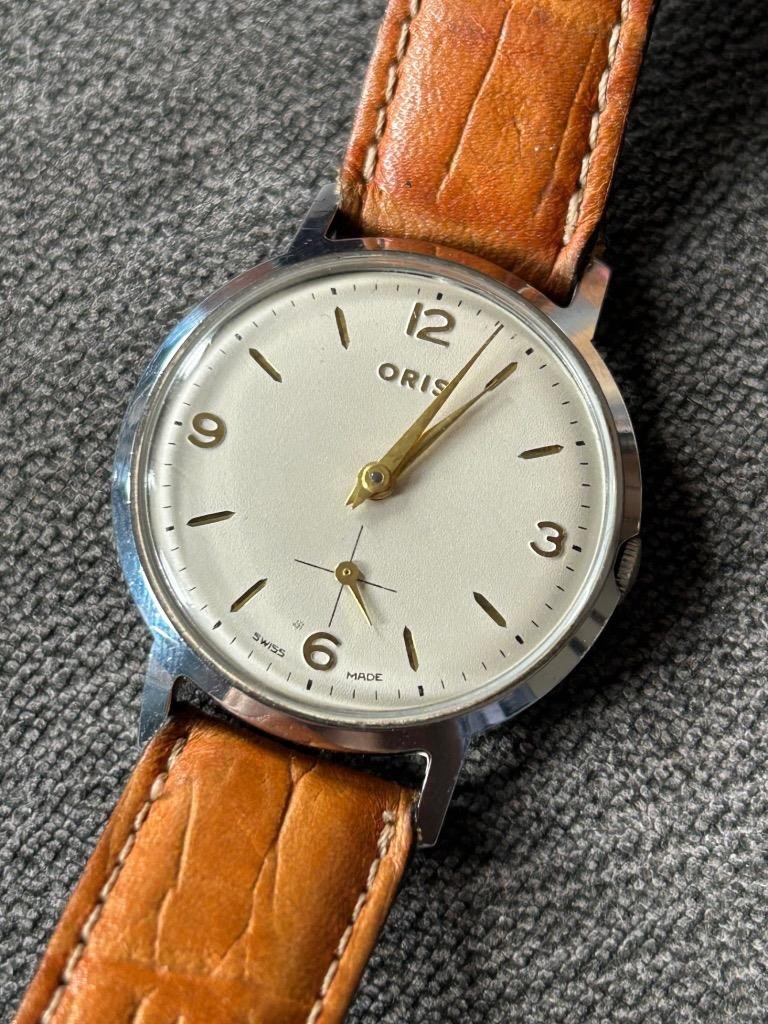 VINTAGE 1960S ORIS WATCH CO MANUAL WIND SWISS 7 JEWEL CAL 461 16MM BEAUTIFUL