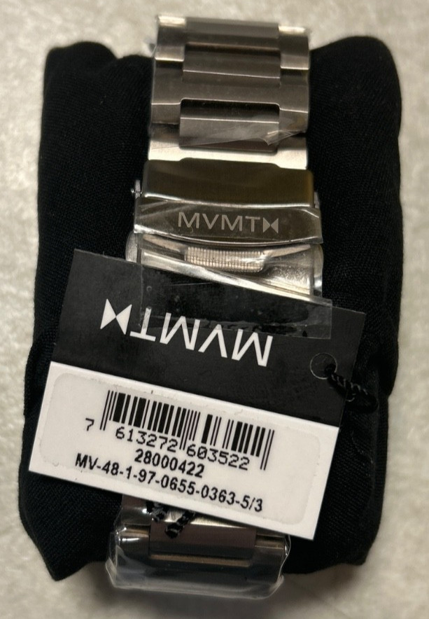 MVMT Men’s Raptor Automatic Watch Self Winding Stainless Case and Link Bracelet