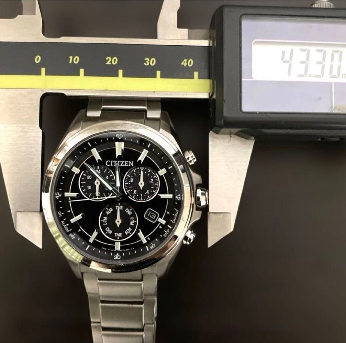 Citizen Attesa Chronograph Collection E820-S096081 C260608-38 Solar Running