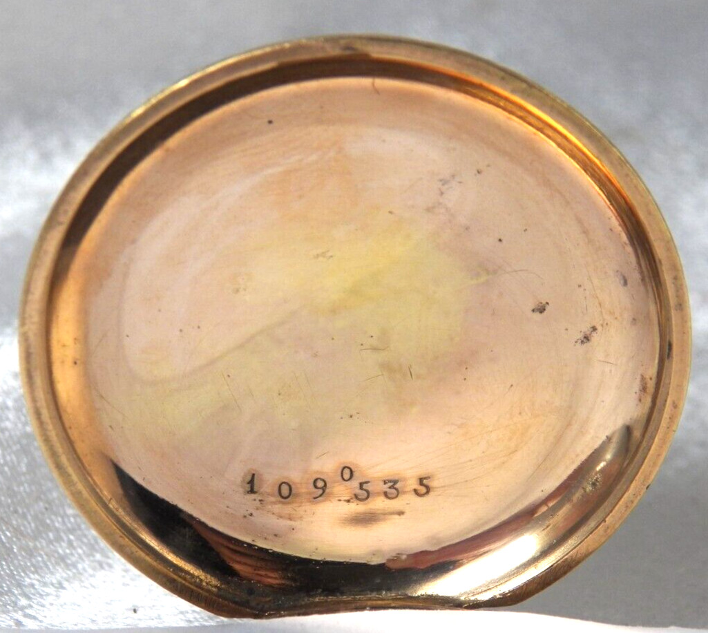 Antique Pocket Watch Hunting Case GF 10S Key Set Key Wind Gorgeous!
