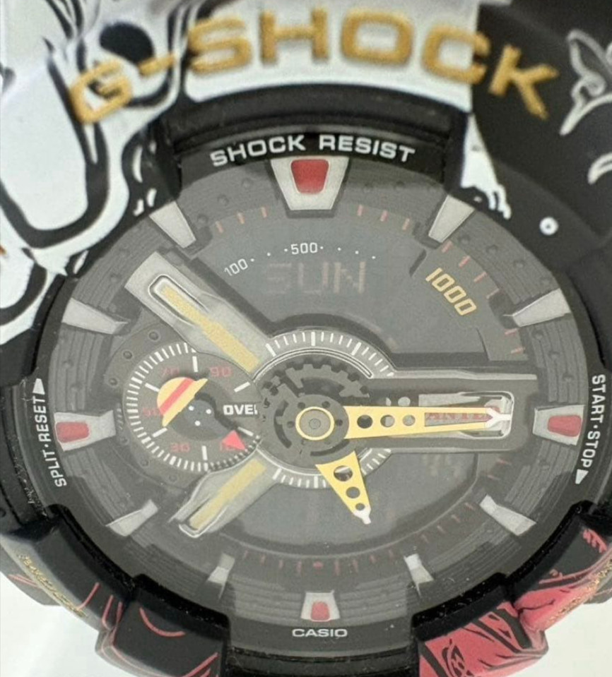Casio G-Shock GA-110JOP-1A4JR ONE PIECE Monkey D Luffy Limited Watch Mod 5146