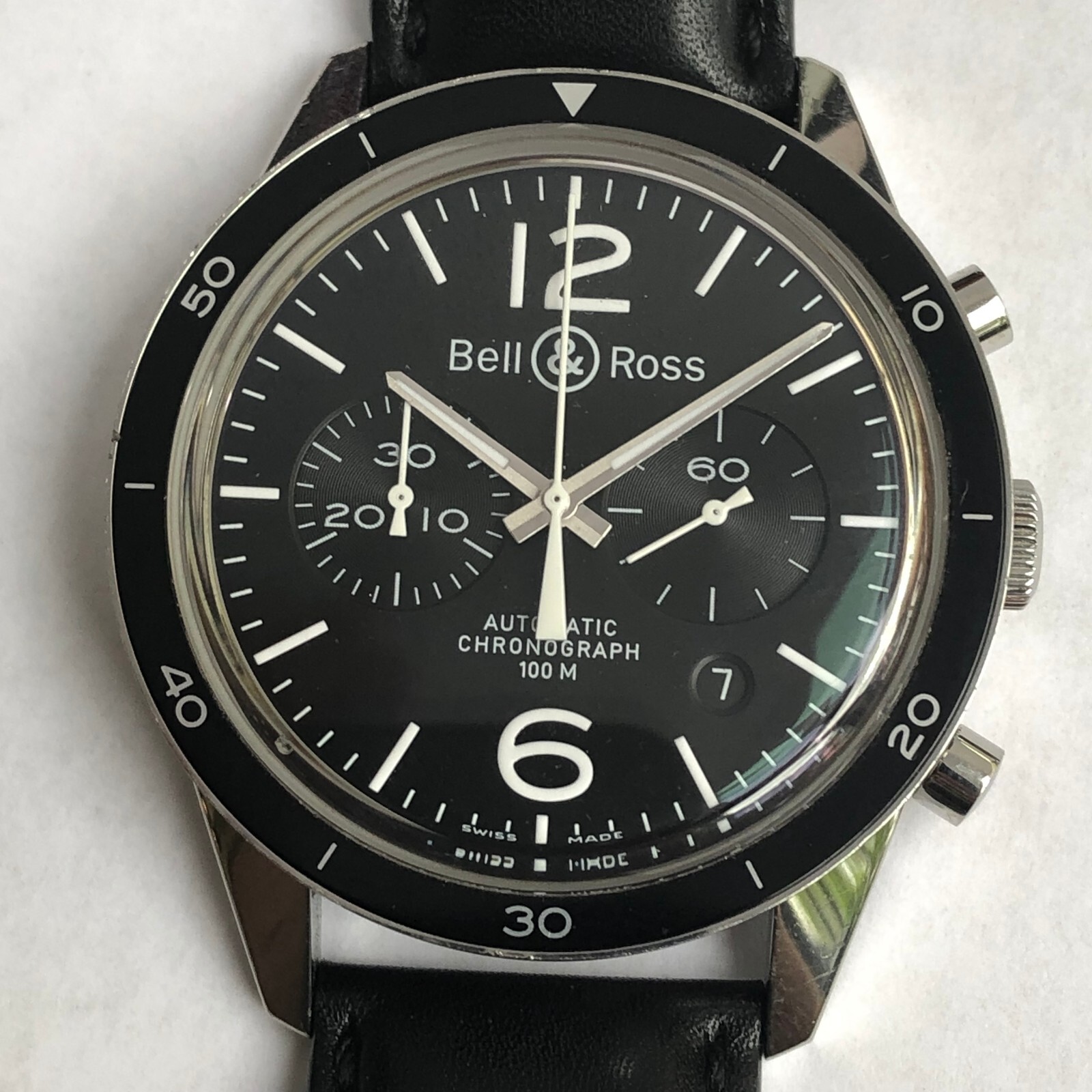 BELL &ROSS BR126-95-SP AUTOMATIC MOVEMENT 42 MM WRIST WATCH CHRONOGRAPH