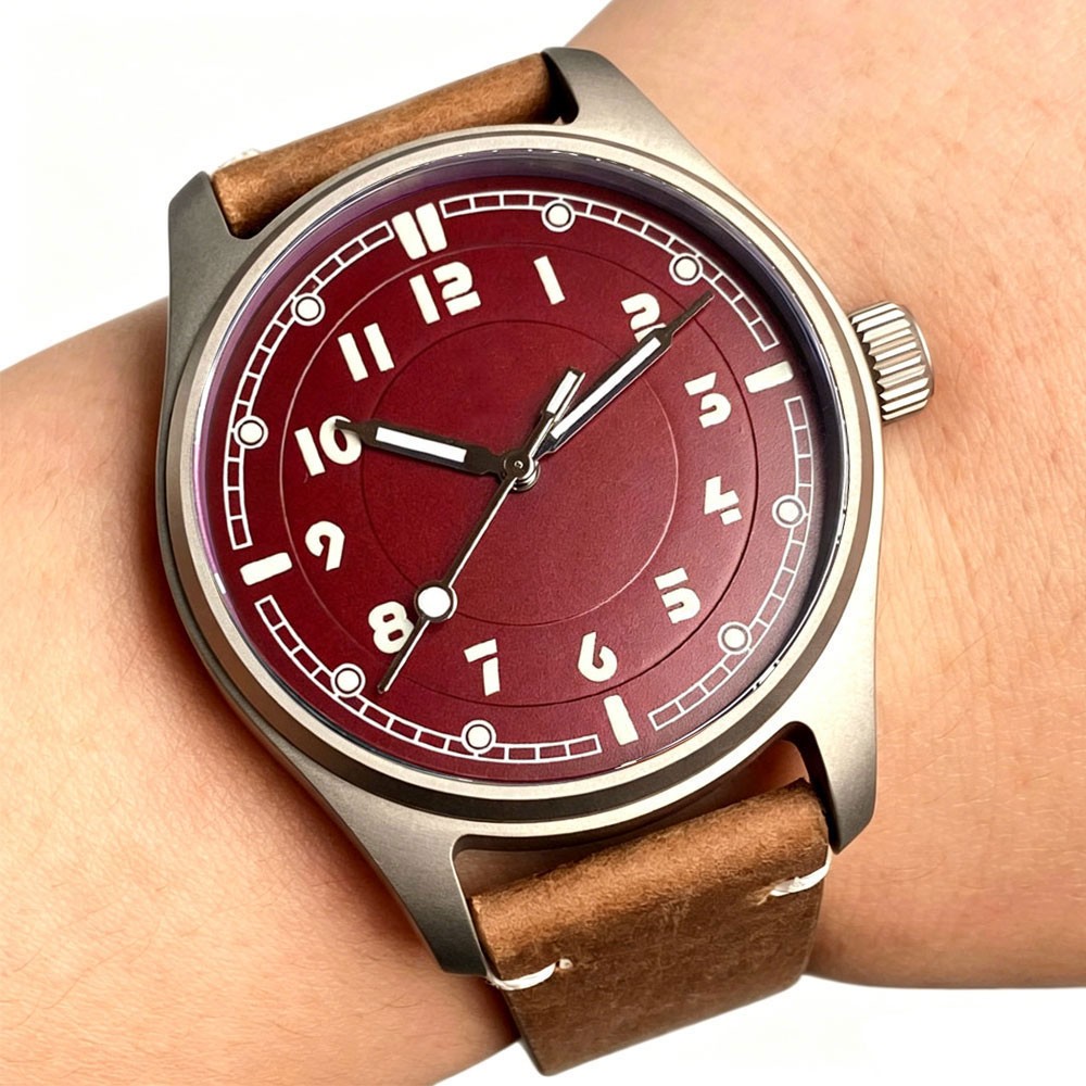 39mm NH35 Titanium Case Luxury Business 20ATM Diver Swim Men Mechanical Watch