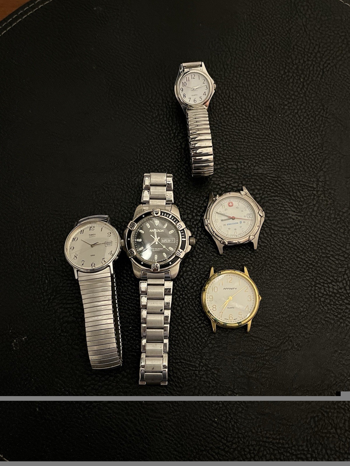Vintage & Modern Watch Lot Mohawk Timex Armitron Other (Parts Or Repair)