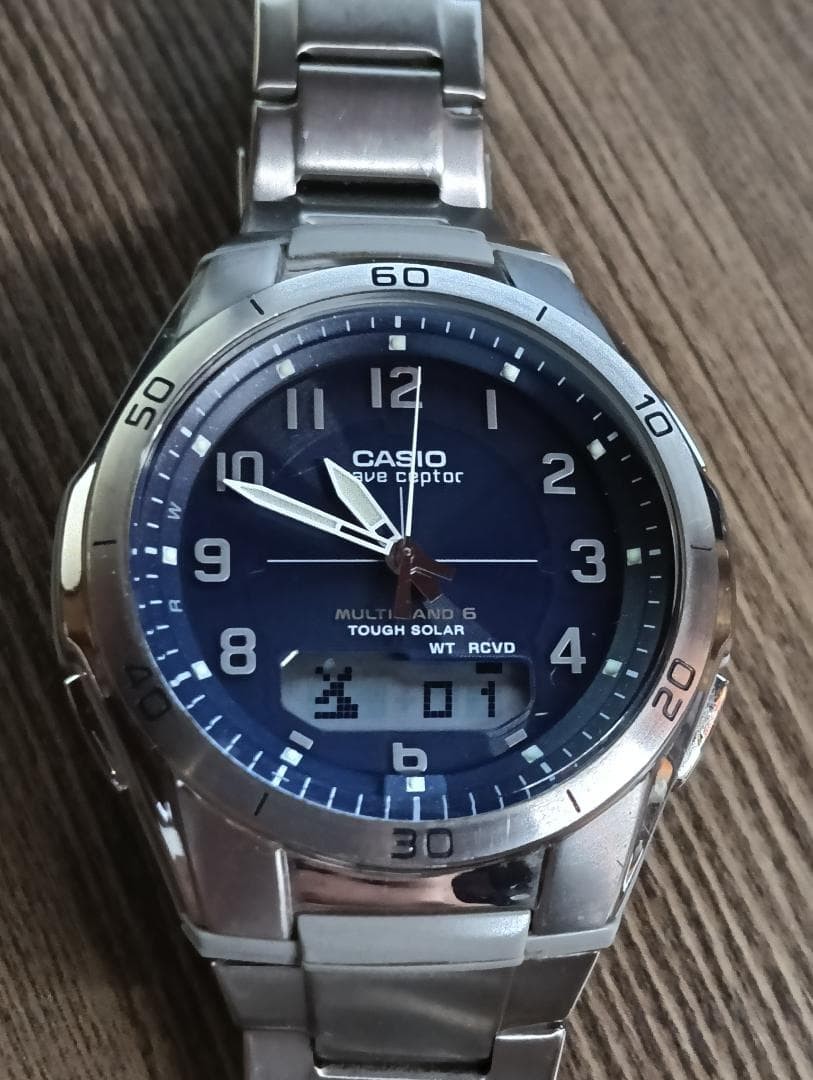 CASIO Wave Ceptor Solar Radio-Controlled Watch WVA-M640②