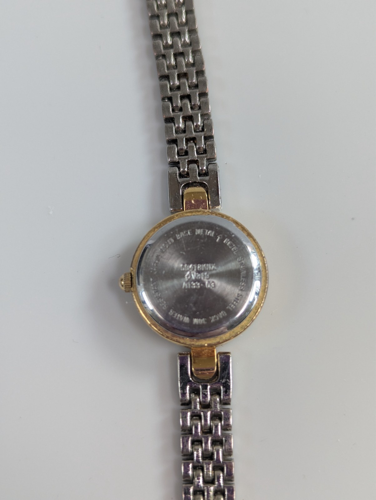 Jaclyn Smith Gold with Silver dial and gold & silver 2 tone band 20mm