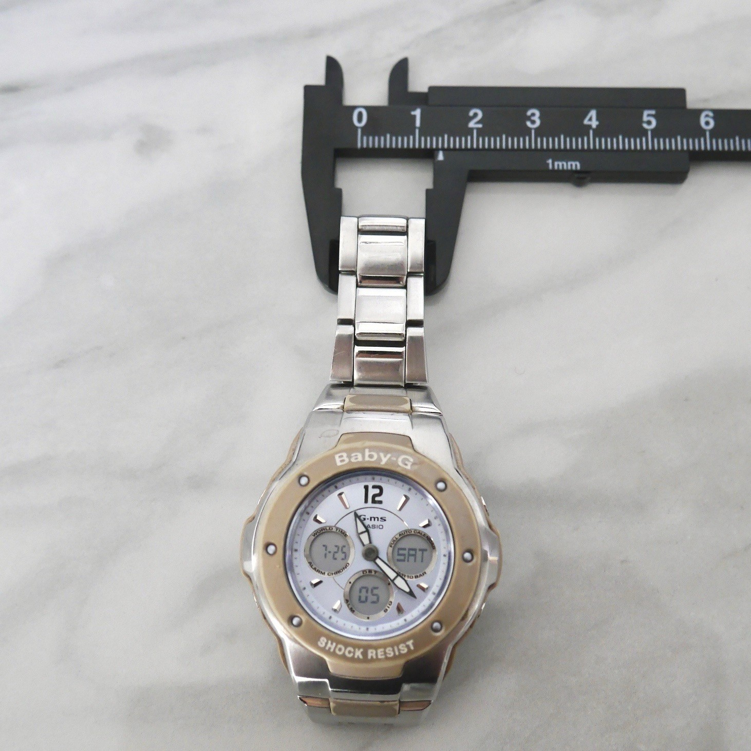 Casio Baby-G G-ms MSG-300D Women’s Watch Light Blue Dial w/ Pouch New Battery