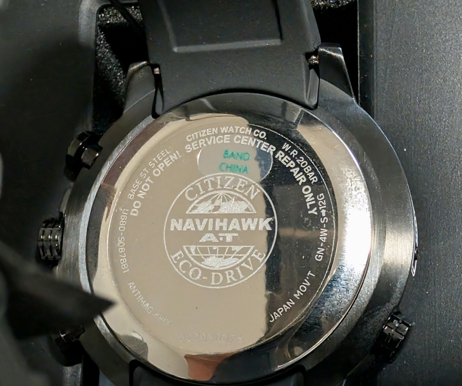 Citizen Mens Promaster Navihawk A-T Eco-Drive Pilot Chronograph Watch JY8035-04E