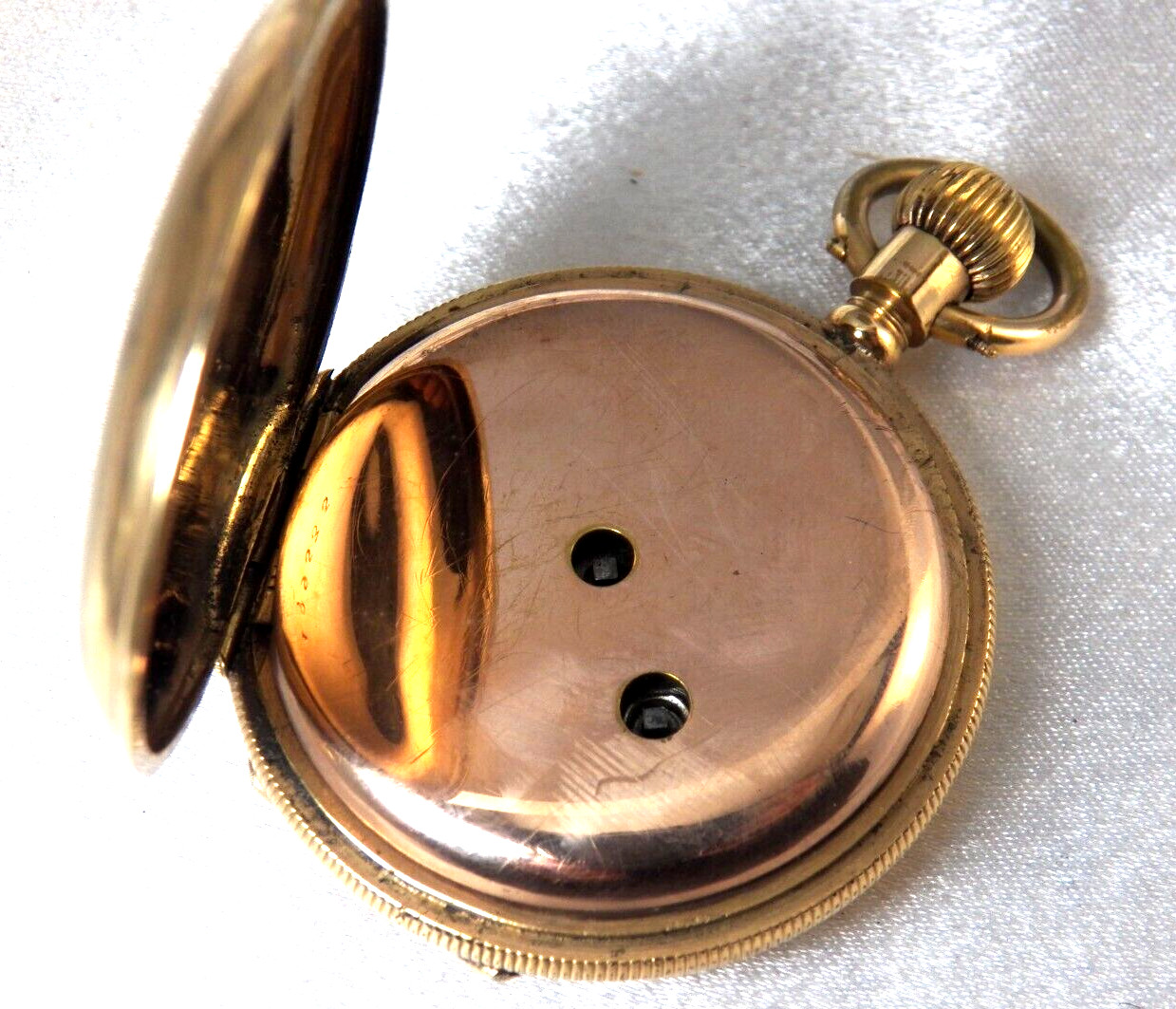 Antique Pocket Watch Hunting Case GF 10S Key Set Key Wind Gorgeous!
