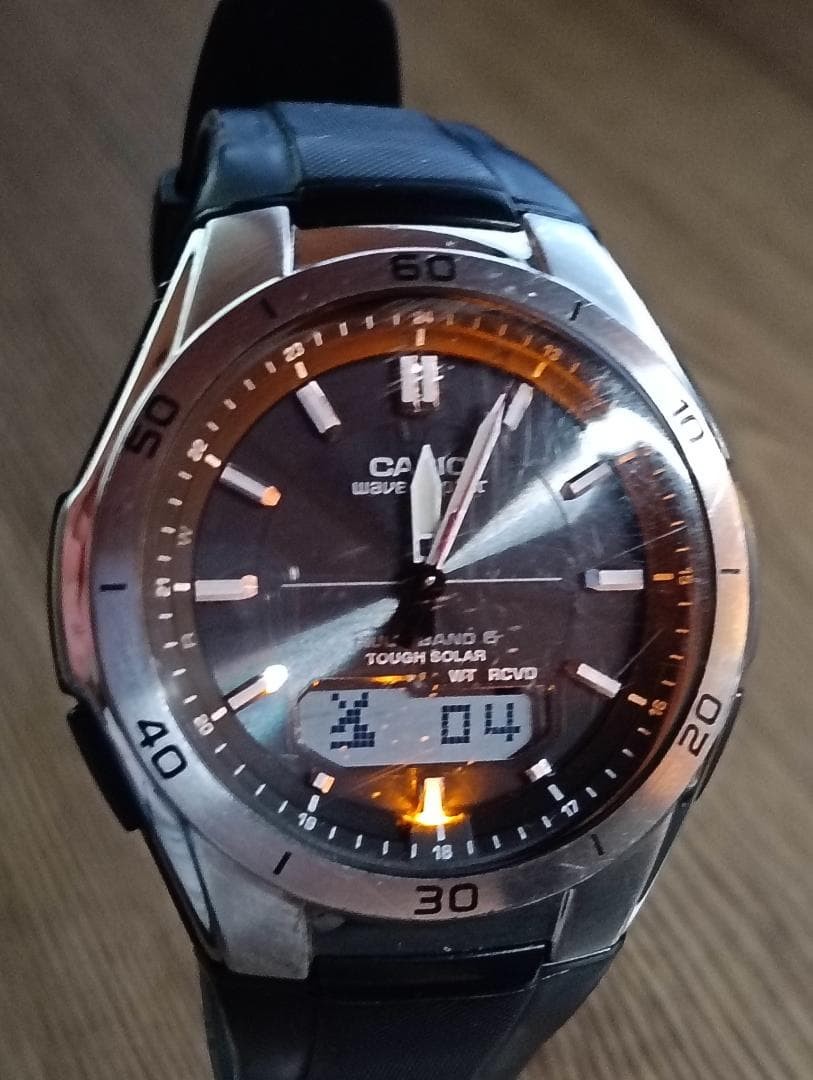 CASIO Wave Ceptor Solar Radio-Controlled Watch WVA-M640④