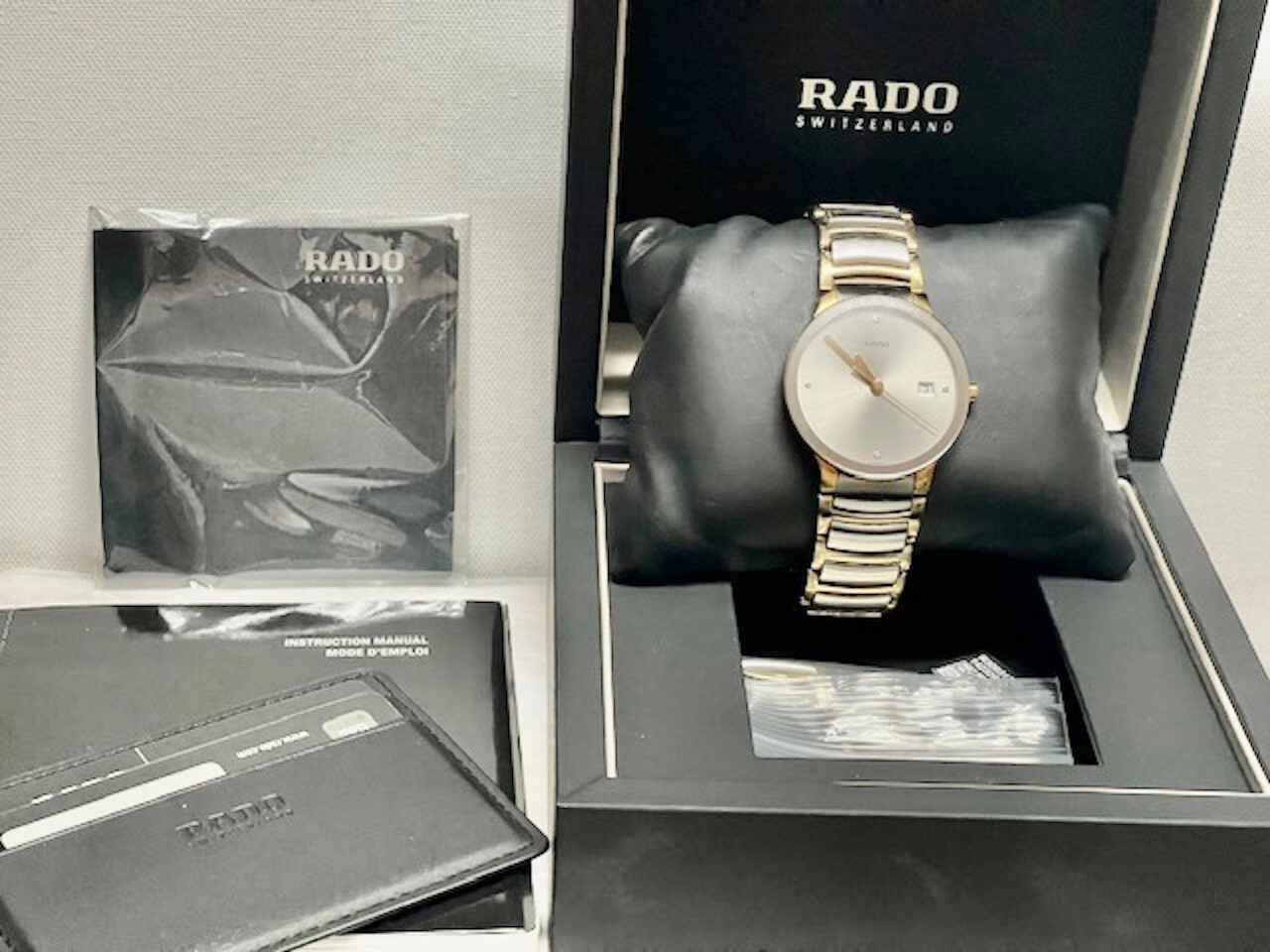Rado Centrix Men or Woman’s Watch with Diamonds on the Face