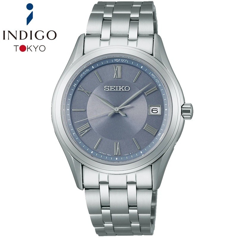 Seiko Selection SBTM359 Quartz Blue Gray Dial 37 mm Watch