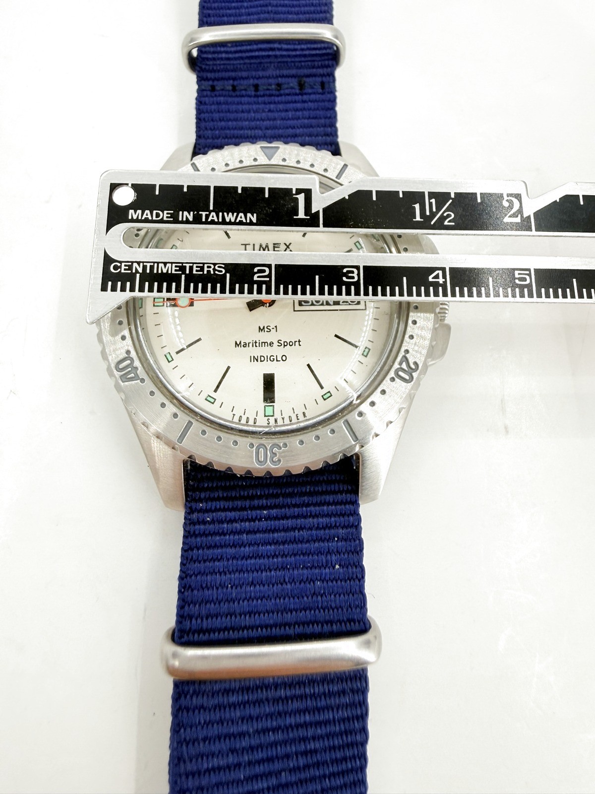Timex x Todd Snyder MS-1 Men’s Watch NATO Strap Running