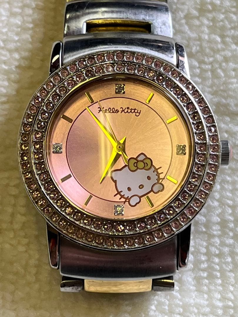 Hello Kitty Limited Edition Celebrity Watch Swarovski Diamonds Used Battery