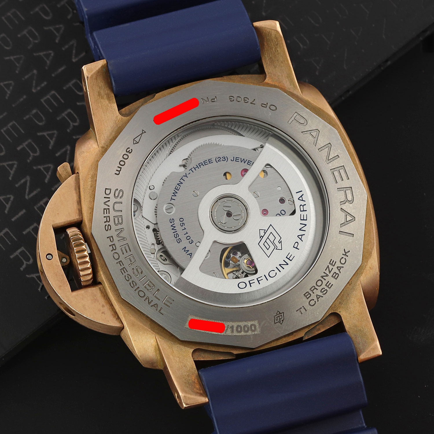 Panerai Submersible Bronzo Blu Abisso 42mm PAM01074