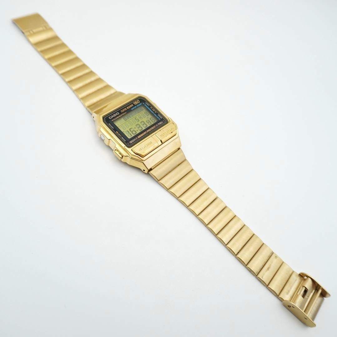 CASIO DataBank150 DB 1500 Data Bank Vintage CASIO Digital Gold