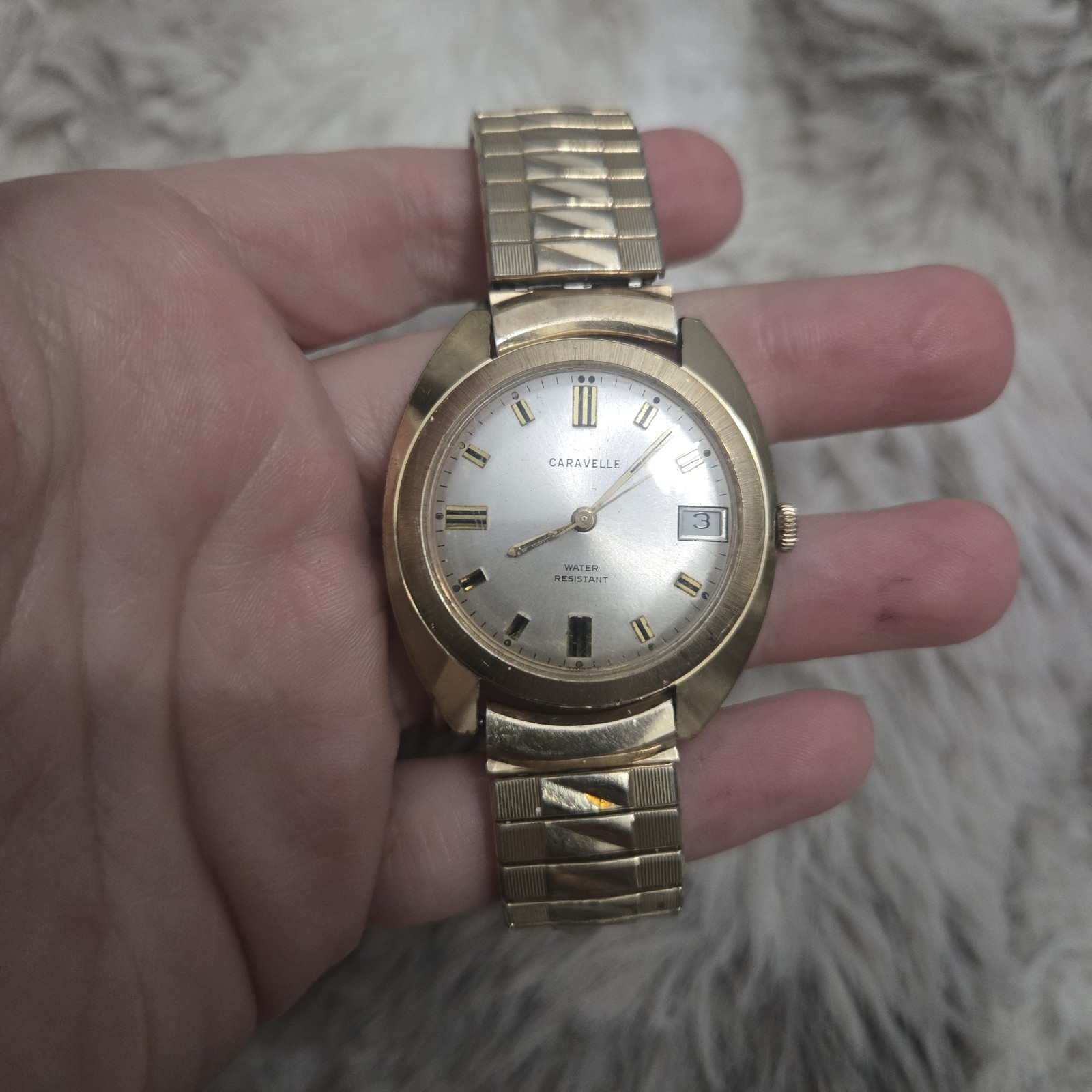 Vintage 1970s Caravelle Watch Manual Wind