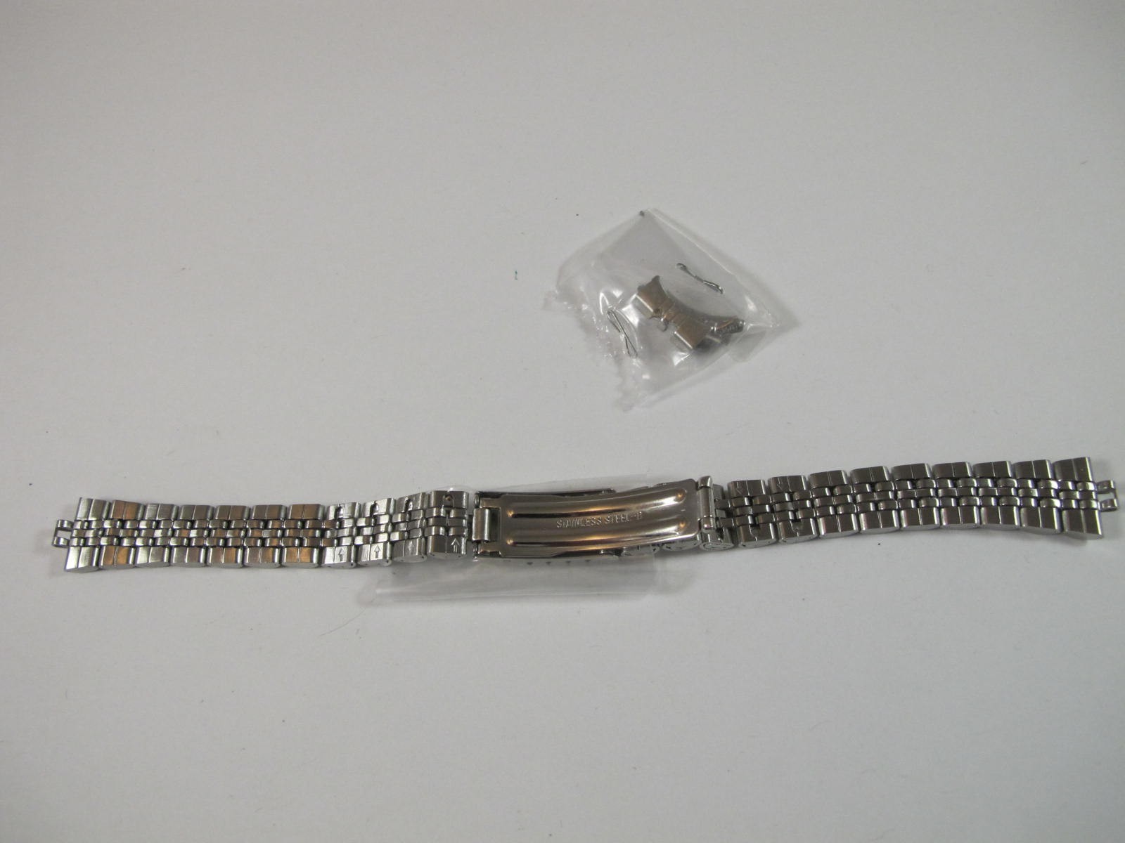 Seiko 4206-0519 band b5733s old stock steel watch band ladies 13mm curved ends