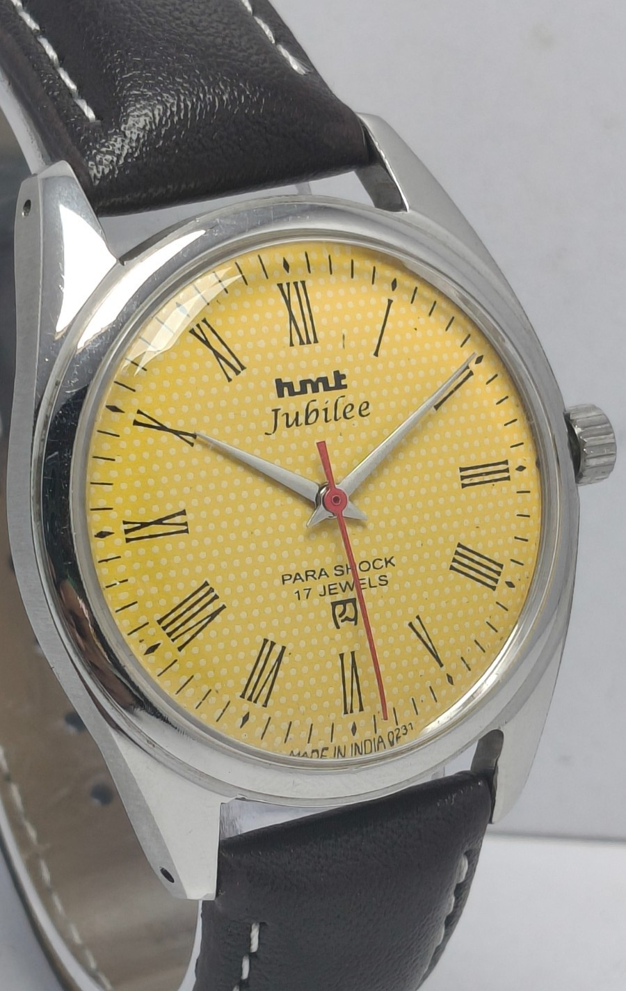 HMT Jubilee 17Jewels Hand Winding Wrist Watch For Men’s In Working Condition