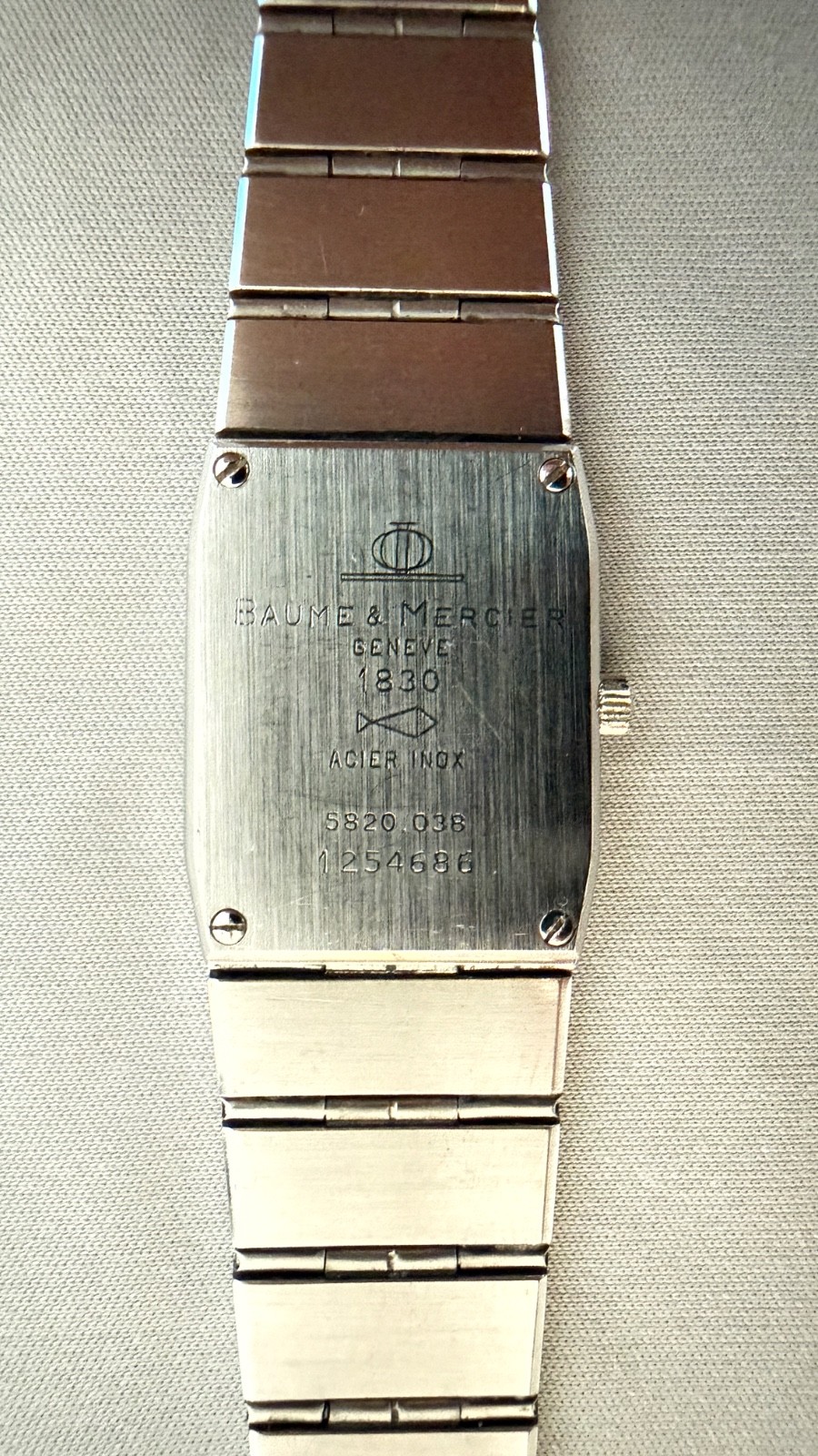 Baume & Mercier Monte Carlo Zebra Ref. 5820.038 Swiss Quartz Watch Running