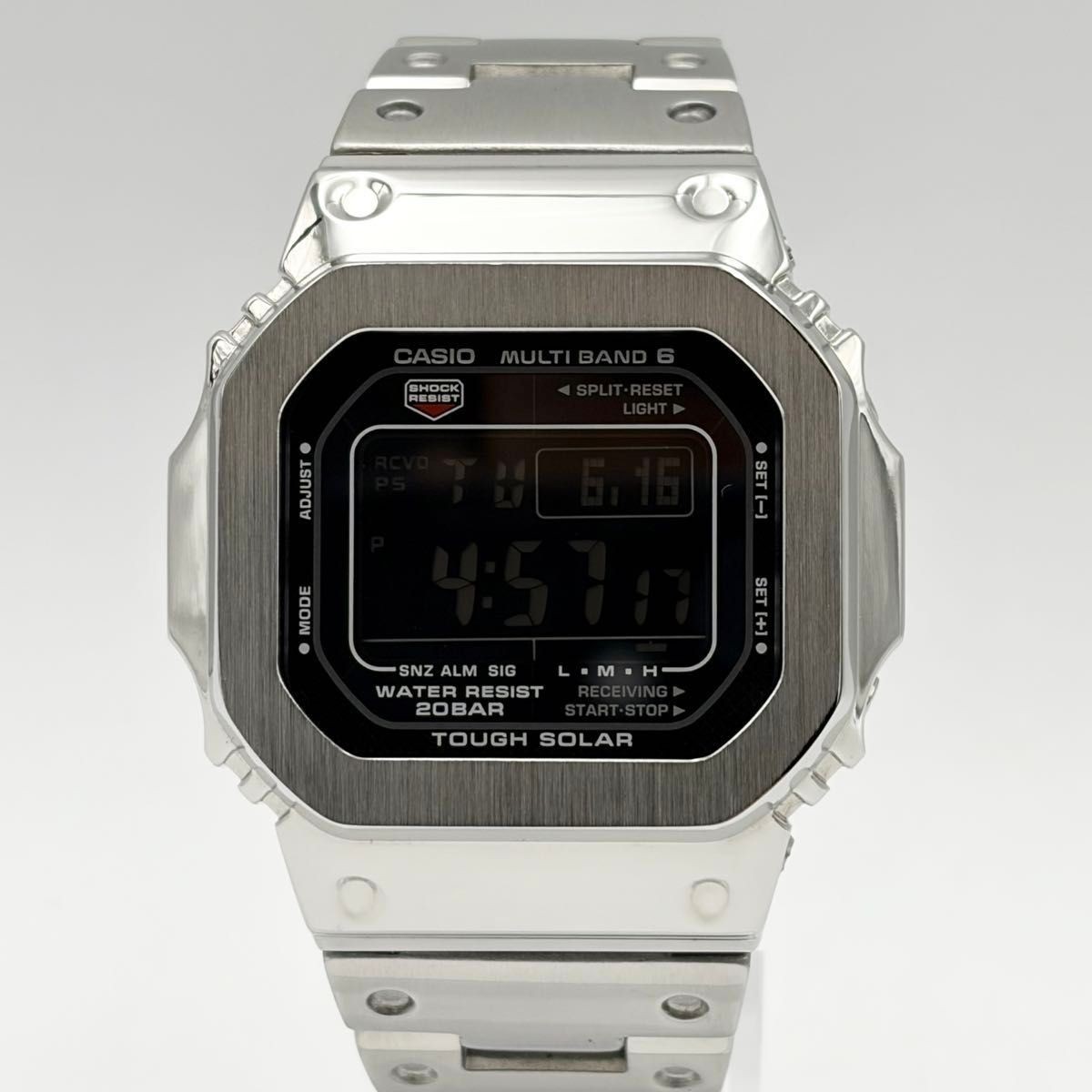 CASIO G SHOCK Watch GW M5610UBC 1JF Full Metal Custom Silver Digital Men’s Rare