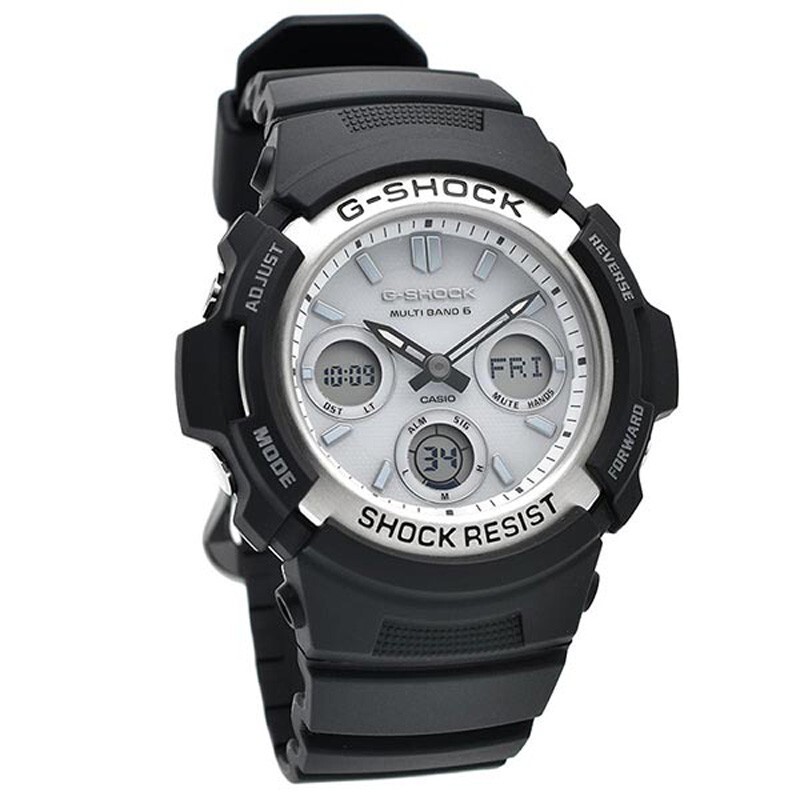 CASIO G-SHOCK AWG-M100S-7AJF White Dial Tough Solar Atomic Radio Men Watch