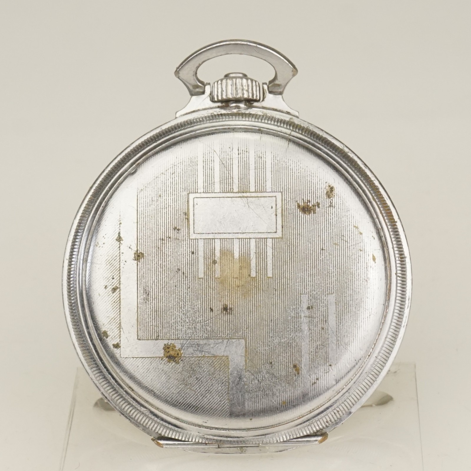 Rare! CHRONOGRAPH Pocket Watch Men’s no fusee duplex chronometer no repeater RAR
