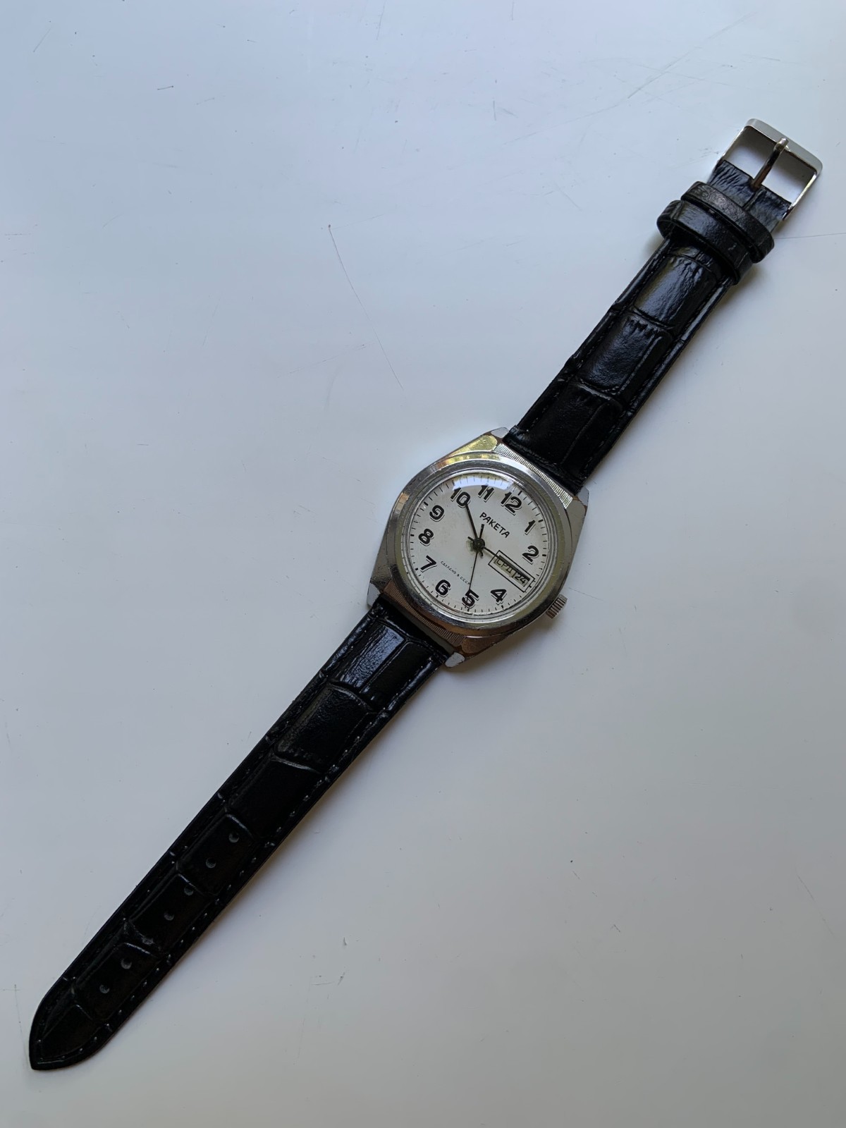 Vintage Soviet Men’s Watch Raketa “rolex” CCCP Wristwatch USSR Mechanical