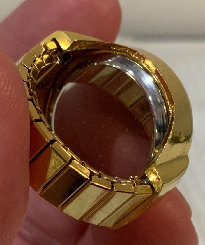 Golden Cat Quartz *Ring Watch*
