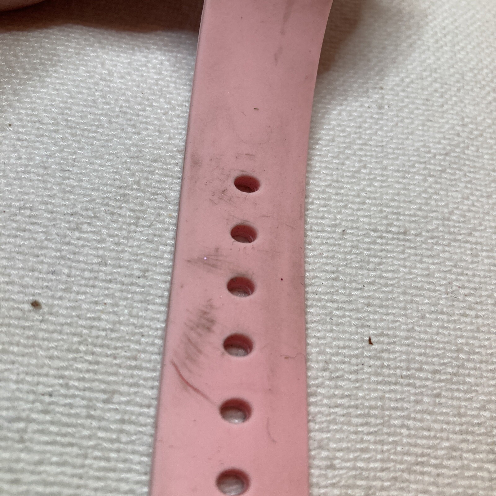 Ladies Working Pink Bling Bora Silicone Band Watch